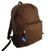 Classic Backpack 18"x13"x6" Brown.