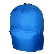16" Basic School Backpack Day Pack - Royal Blue