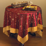 Sevilla Burgundy Tablecloth