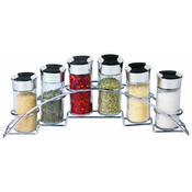 6 Piece Spice Rack Set Half Moon