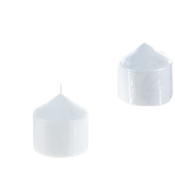 3" x 3" Dome Top Pillar Candle-Unscented