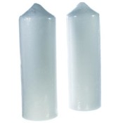 3" x 9" Dome Top Pillar Candle-Unscented