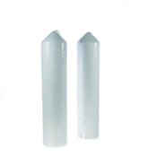 2" x 9" Dome Top White Pillar Candle-Unscented