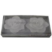 2 Piece Floating Rose Petal Candles - Unscented