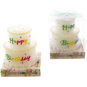 Happy Birthday Two-tier Cake Candle