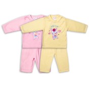 Girl's Applique Fleece Set