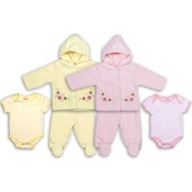 Newborn Polar Fleece Applique 3 Piece Set