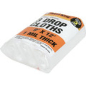 9' X 12' 1 Mil Plastic Drop "Pkg Of 3"
