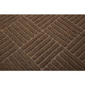 2 X 3' Cross Hatch Indoor Mat Walnut