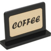 Black Base Sign Coffee