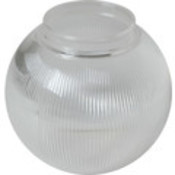 6" Necked Prismatic Globe