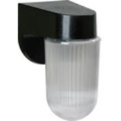 Black Wall Fixture With Bullet Diffuser