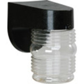 Black Lexan Porch Fixture