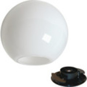 Acrylic Opal Globe Post Fixture