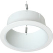 Halo 6" White Open Baffle - White Trim