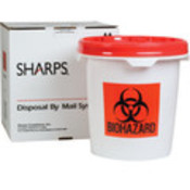 5 Gal Mail Away Biohazardous Waste Pail