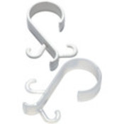 Shower Curtainain Hook - White "Pkg Of 144"