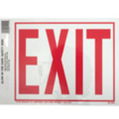 Vinyl "Exit" Sign