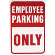 Aluminum "Employee Parking Only" Sign