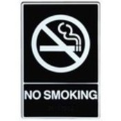 Plastic Braille "No Smoking" Sign