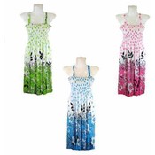 Women's Knee Length Sundresses- Assorted Colors