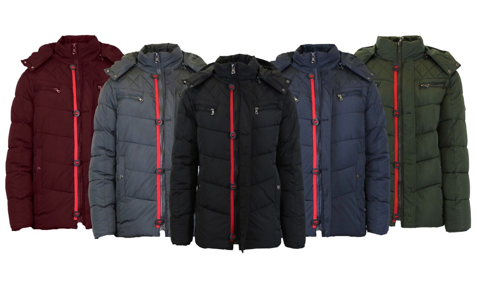 Wholesale Men's Heavyweight Jackets Olive, Small2X DollarDays