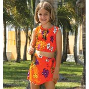 Girls Bandeau Tank &amp; Skirt Set