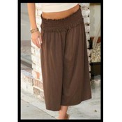 Women's Smock Waist Gaucho Pants