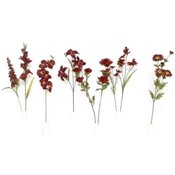 Burgundy Flower Stem Asst.