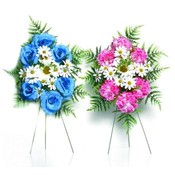 Cemetery Oval Wreath W / Stand
