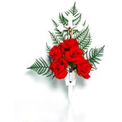 Cemetery Cross W / Flowers