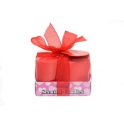 3" Red - 2 Pack - Heart Shape Candles