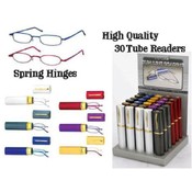 Spring Hinge Tube Reader Reading  Assorted Colors