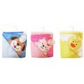 Woven Hooded Towel With Animal Applique