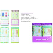 Magnetic List Pad With Sticky Notes