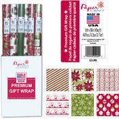 Contemporary Elegance Christmas Roll Wrap