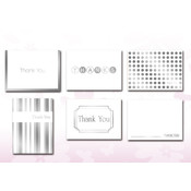Thank You Note Card Sets 8 Pack- Foiled(Pack of 96)