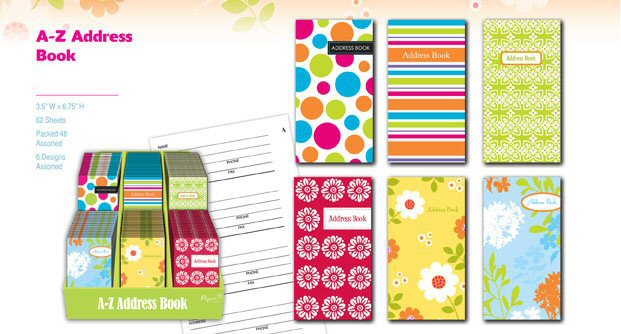 Wholesale A-Z Address Book(96x$0.92)