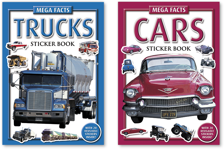Wholesale Children's Sticker Activity Books - Cars / Trucks(24x.34)
