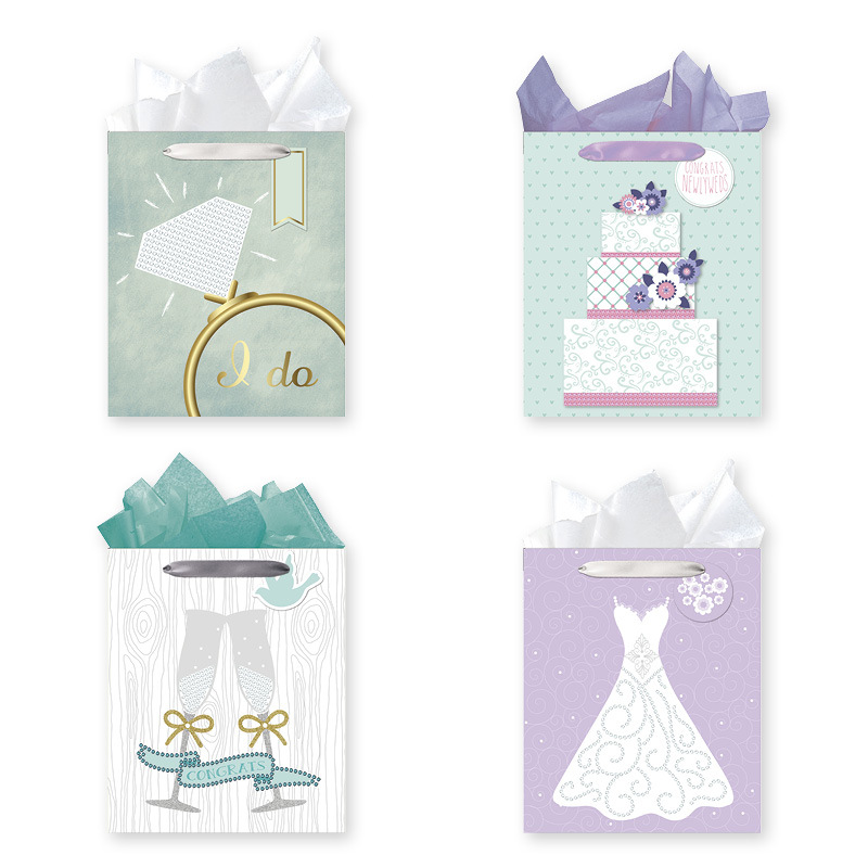Wholesale Multi Gem Gift Bag - Wedding Series(48x.33)