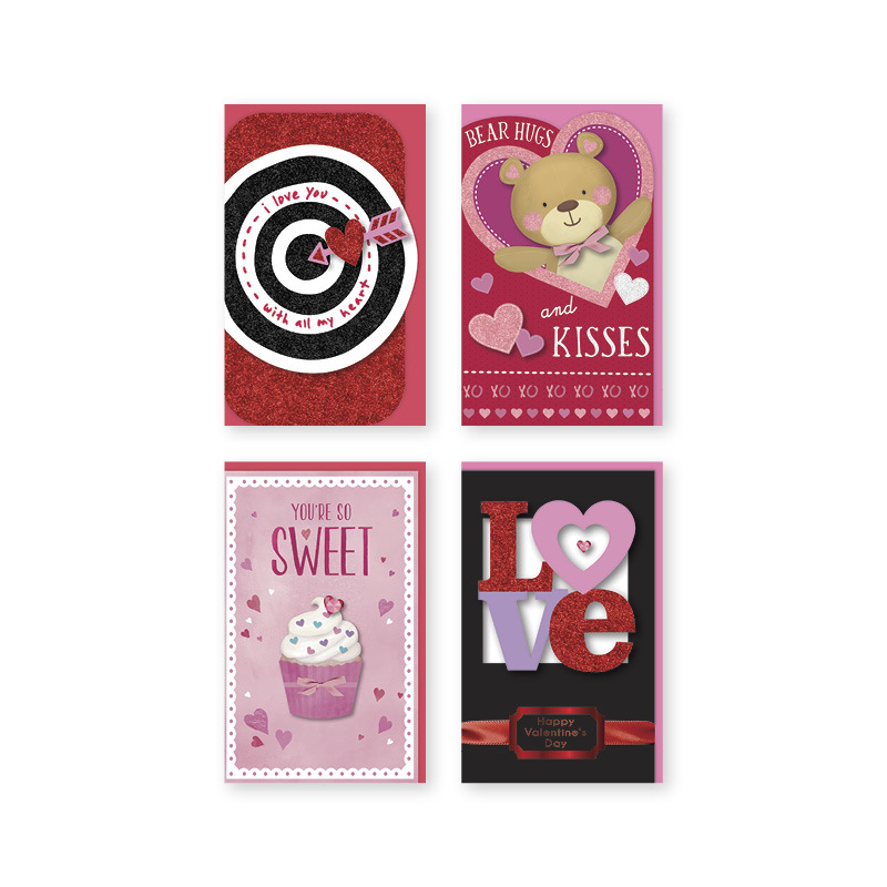 Wholesale Handmade Valentine's Day Cards - Large(48x.13)