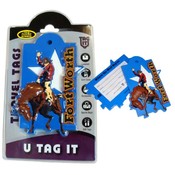 Fort Worth Cowboy Luggage Tag Wholesale Bulk