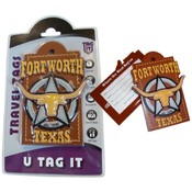 Fort Worth Star Steer Bag Tag Wholesale Bulk