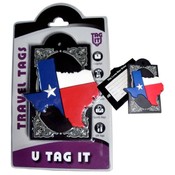 Texas State Outline - Bag Tag