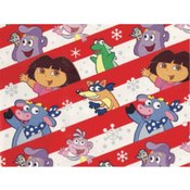 Dora the Explorer Gift Wrap - 417' x 24" Half Ream