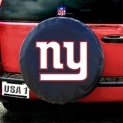 New York Giants NFL Spare Tire Cover (Black)