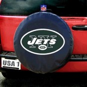New York Jets NFL Spare Tire Cover (Black)