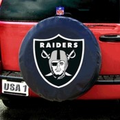 Oakland Raiders NFL Spare Tire Cover (Black)