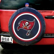Tampa Bay Buccaneers NFL Spare Tire Cover (Black)