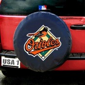 Baltimore Orioles MLB Spare Tire Cover (Black)